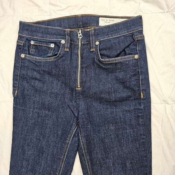 Rag & Bone Zipper Fly High‎ Rise Skinny Jeans Women's Size 26 - Picture 3 of 12